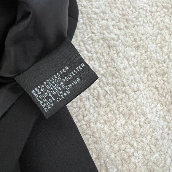 NWOT Anne Klein Suit Black Blazer Work Office Jacket 4P Petite - Picture 8 of 8